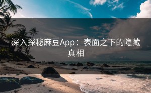 深入探秘麻豆App：表面之下的隐藏真相